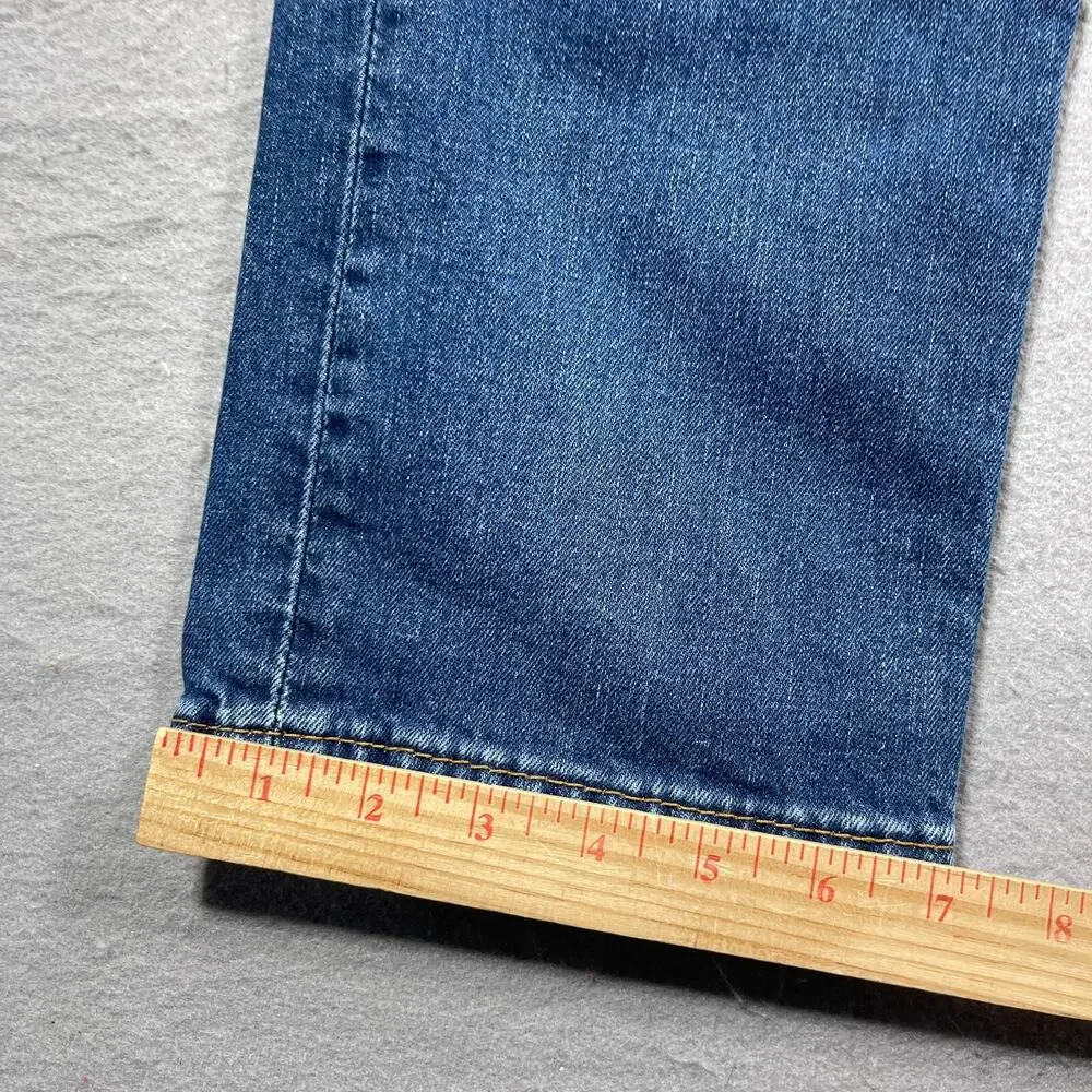 Levi's Mens 511 Straight Leg Stretch Jeans 36x28 Medium Blue Denim (38x30 tag)‎